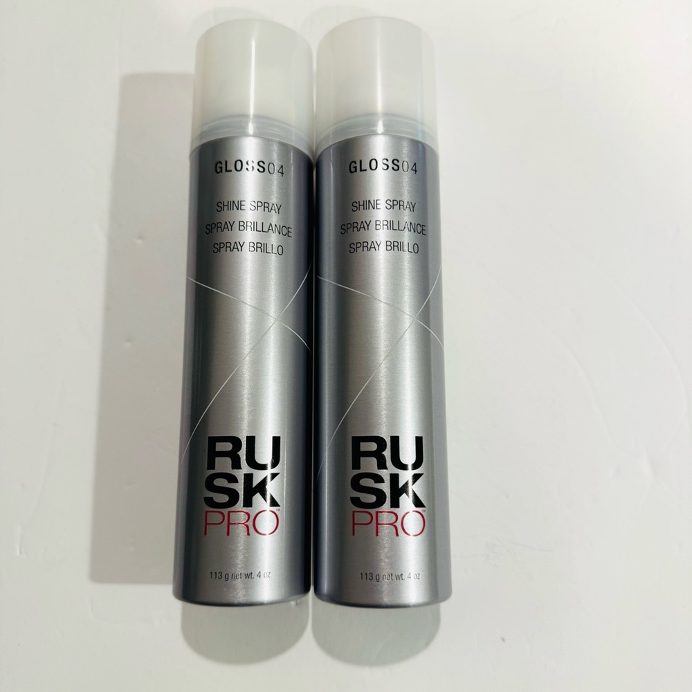 RUSK Pro Gloss04 Shine Spray Hairspray 4 oz/113g 2Pack - Picture 4 of 9